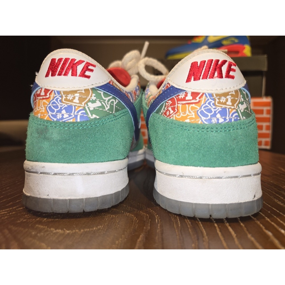 Nike Dunk Low SE GS Foam Finger 5Y Youth Wmns 6.5 Multicolor